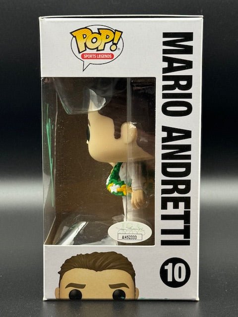 Mario Andretti Signed Funko Pop #10 - Curators Corner LLC