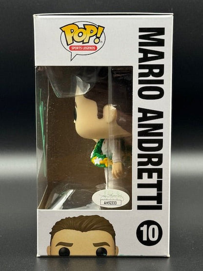 Mario Andretti Signed Funko Pop #10 - Curators Corner LLC