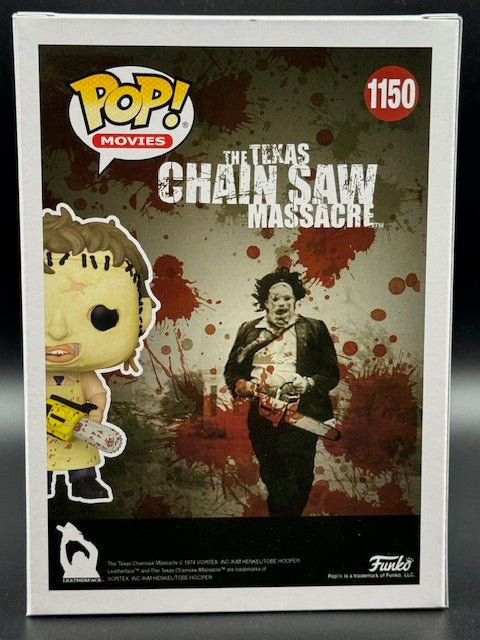 Mark Burnham Signed Leatherface Funko Pop 1150 - Curators Corner LLC