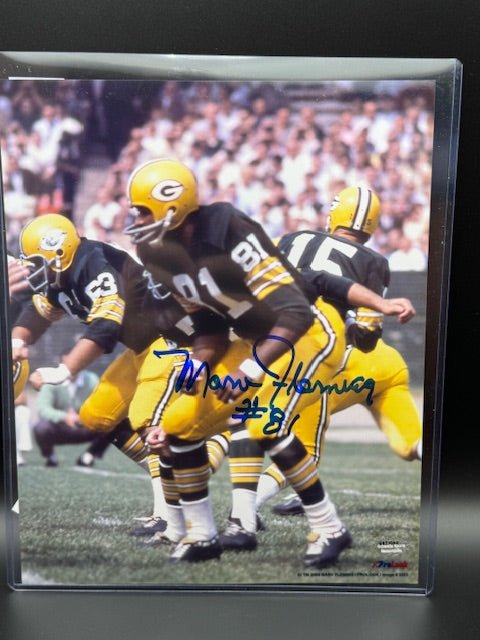 Marv Fleming Signed Greenbay Packers 8x10 Photograph - Curators Corner LLC
