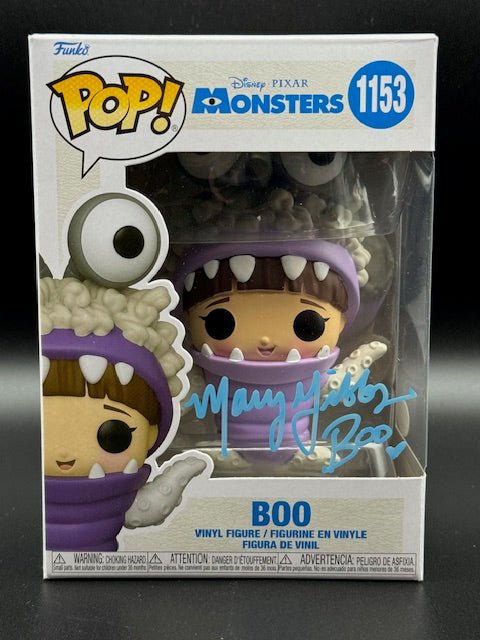 Mary Gibbs Signed and Inscribed Boo Funko Pop #1153 Blue Signature - Curators Corner LLC