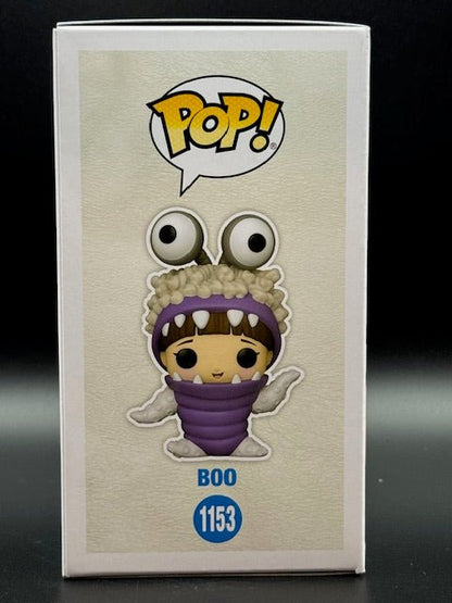 Mary Gibbs Signed and Inscribed Monsters Inc Boo Funko Pop #1153 Purple Signature - Curators Corner LLC