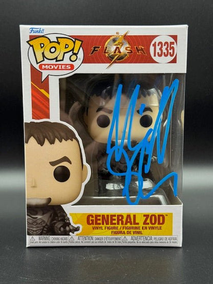 Michael Shannon Signed Flash General Zod Funko Pop #1335 - Curators Corner LLC