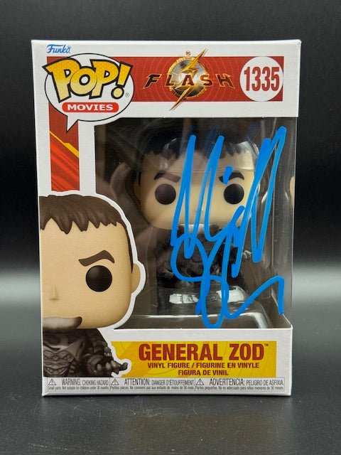 Michael Shannon Signed Flash General Zod Funko Pop #1335 - Curators Corner LLC