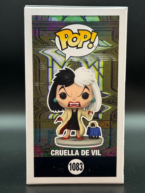 Michelle Gomez Signed Disney Villains Cruella De Vil Funko Pop #1083 - Curators Corner LLC