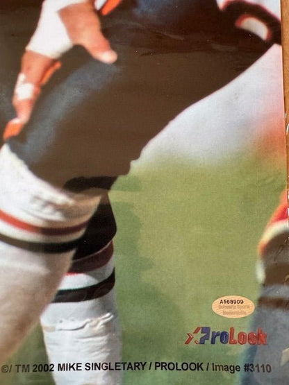 Mike Singletary Signed and Inscribed Photograph 16x20 - Curators Corner LLC