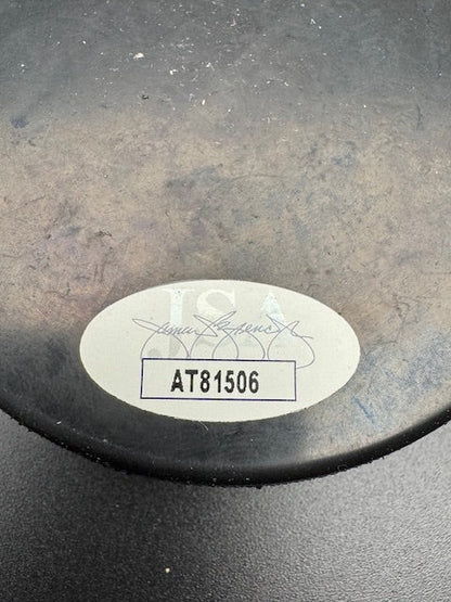 Milan Hejduk Signed Avalance Hockey Puck #23 - Curators Corner LLC