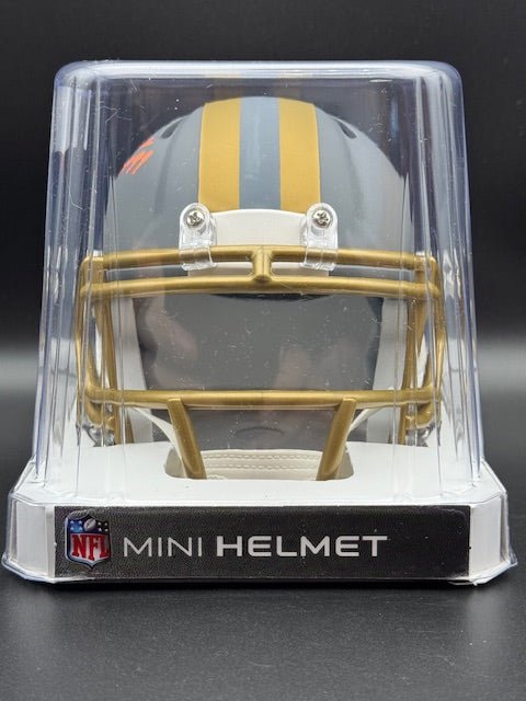 Ozzie Newsome Signed and Inscribed Cleveland Browns Slade Riddell Speed Mini Helmet - Curators Corner LLC
