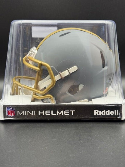 Ozzie Newsome Signed and Inscribed Cleveland Browns Slade Riddell Speed Mini Helmet - Curators Corner LLC