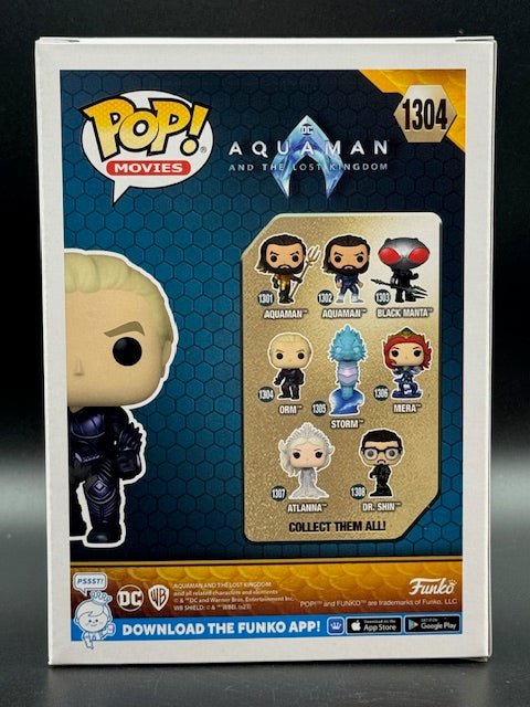 Patrick Wilson Signed Aquaman Orm Funko Pop #1304 - Curators Corner LLC