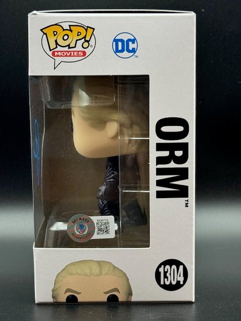 Patrick Wilson Signed Aquaman Orm Funko Pop #1304 - Curators Corner LLC