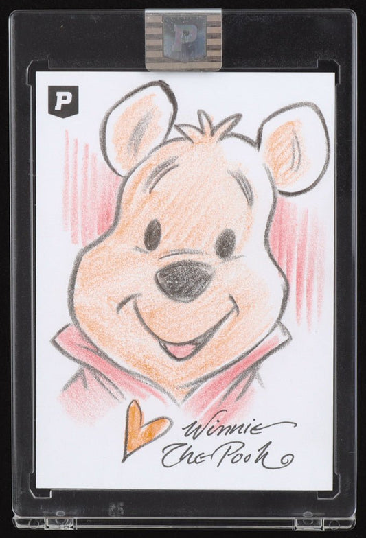 Pooh | Winnie the Pooh | Original Art Sketch Card by Guy Gilchrist (1/1 Original Art) - Curators Corner LLC