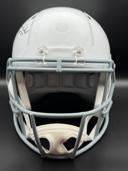 Roger Wehrli Signed and Inscribed Full Size Cardinals Throwback Replica Speed Helmet - Curators Corner LLC