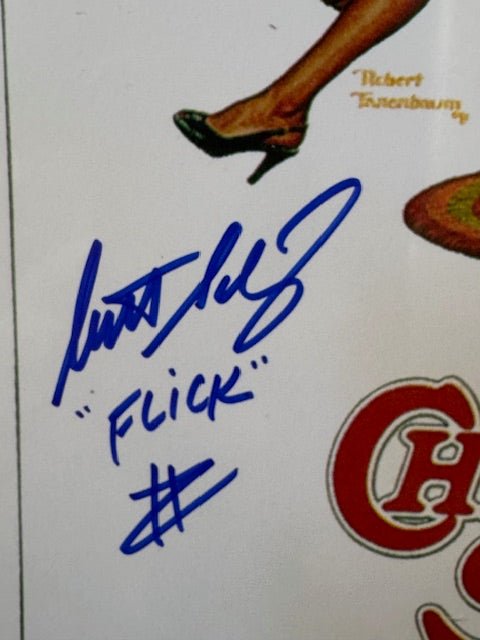 Scotty Schwartz "Flick" Signed and Inscribed A Christmas Story Movie Poster 11x17 - Curators Corner LLC