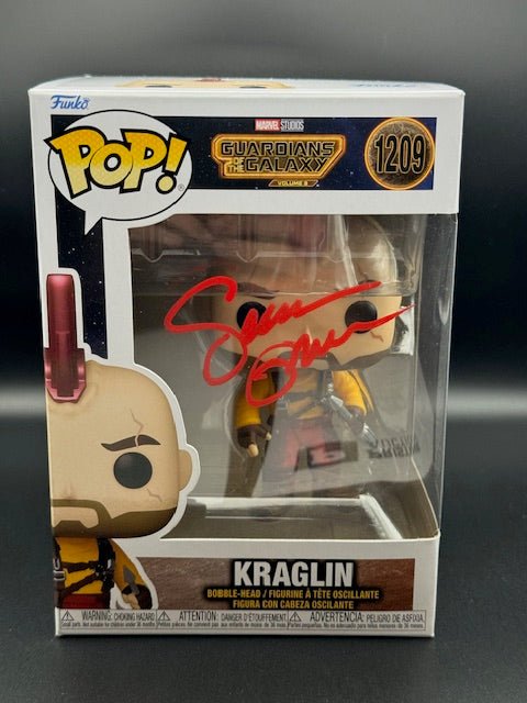 Sean Gunn Signed Kraglin Funko Pop #1209 - Curators Corner LLC