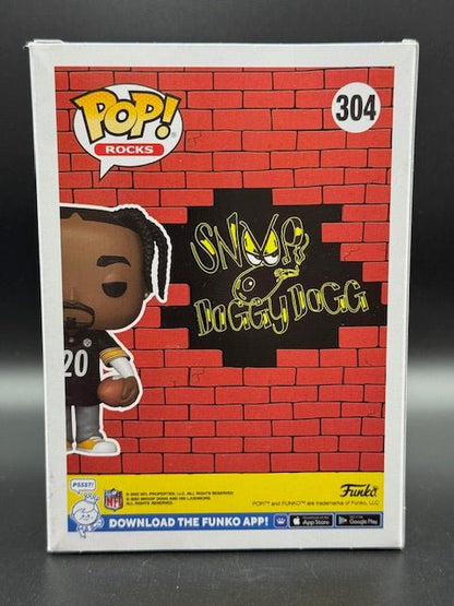 Snoop Signed Snoop Dogg Wearing Steelers Jersey Funko Pop #304 - Curators Corner LLC