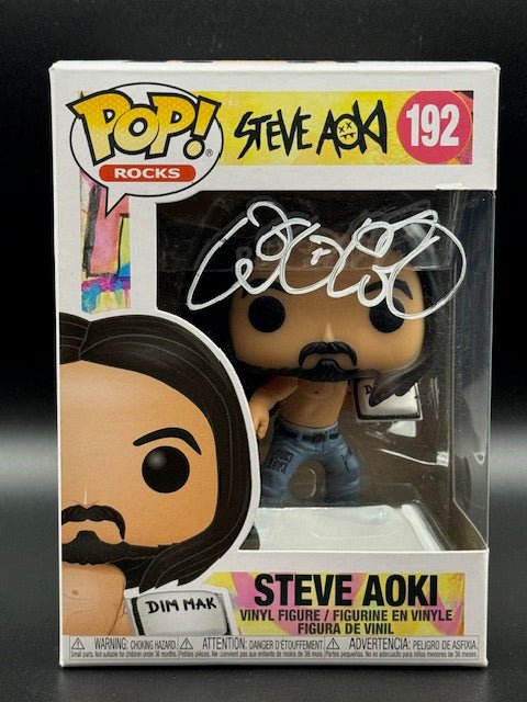 Steve Aoki Signed Funko Pop #192 - Curators Corner LLC