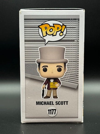 Steve Carell Signed The Office Michael Scott Funko Pop #1177 *FYE Exclusive* - Curators Corner LLC