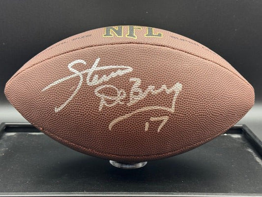Steve DeBerg Signed Football - Curators Corner LLC