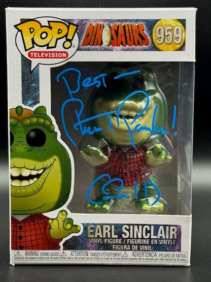 Stuart Pankin Signed Earl Sinclair Funko Pop #959 - Curators Corner LLC