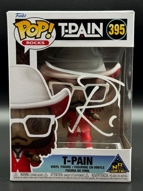 T - Pain Signed Funko Pop #395 - Curators Corner LLC