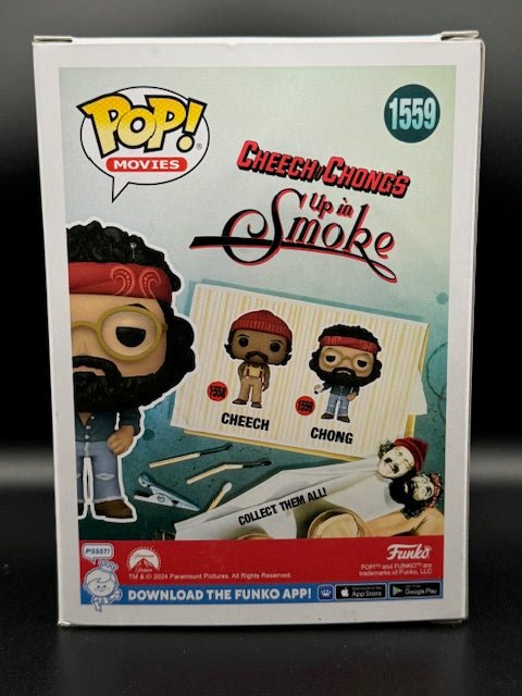 Tommy Chong Signed Chong Funko Pop #1559 - Curators Corner LLC