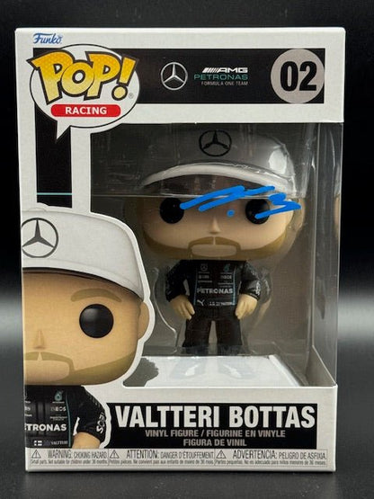 Valtteri Bottas Signed F1 Funko Pop #02 - Curators Corner LLC