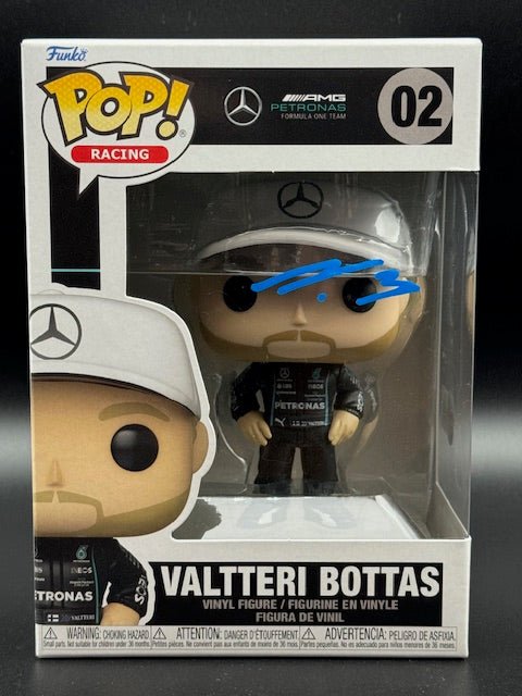 Valtteri Bottas Signed F1 Funko Pop #02 - Curators Corner LLC
