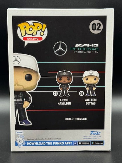 Valtteri Bottas Signed F1 Funko Pop #02 - Curators Corner LLC
