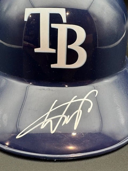 Wander Franco Signed Replica Baseball Helmet - Curators Corner LLC