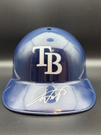 Wander Franco Signed Replica Baseball Helmet - Curators Corner LLC