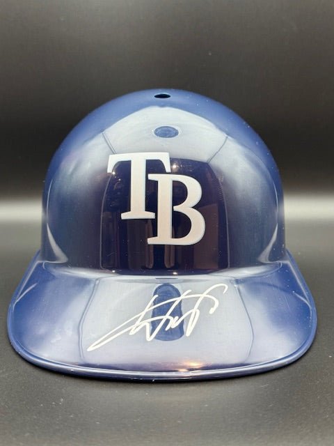 Wander Franco Signed Replica Baseball Helmet - Curators Corner LLC